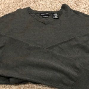 50% OFFMen’s deep green vneck italian yarn sweater